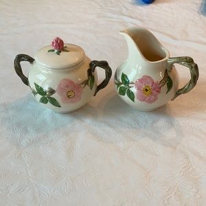 USA backed Franciscan creamer and sugar set